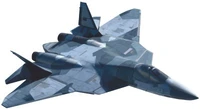 Ф-15655 Плакат вырубной А3. Военная техника. Самолет СУ-57. Двухсторонний - группа Военная техника 1977106507