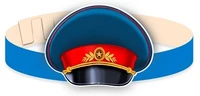 МА-9746 Маска-ободок. Фуражка полицейского (с УФ-лаком) - группа Головной убор 1452657340