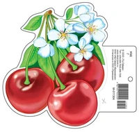 М-11304 Вырубная фигурка. Вишня (с УФ-лаком) 4+0 1220258701