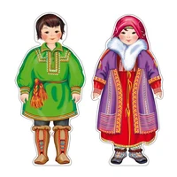 *КБ-18040 Комплект для оформления интерьера со скотчем. Народы России. Ханты и манси (2 плаката А3) 802671511