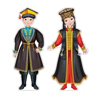 *КБ-18036 Комплект для оформления интерьера со скотчем. Народы России. Калмыки (2 плаката А3) 1974302173
