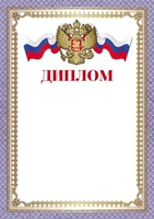 Ш-16462 Диплом с Российской символикой А4 (для принтера, для принтера, бумага мелованная 150 г 1527462085