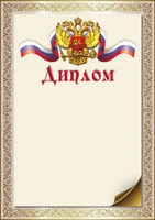 Ш-16242 Диплом с Российской символикой А4 (для принтера, бумага мелованная 150 г 299423908