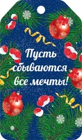 БФ2-16082 Бирка Новогодняя. Пусть сбываются все мечты! 595772346