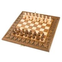 Шахматы + нарды резные с гранатами 40, Haleyan 491353327