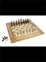 Шахматы + Шашки + Нарды 3 в 1 "Амбассадор 2", 50 см, ясень, Partida 827044753