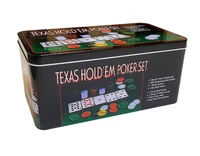 Набор для покера Holdem Light на 200 фишек с номиналом 1852176386