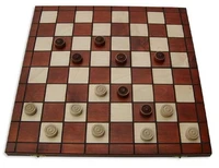 Шашки "Турнирные 42" (Польша, дерево, 42х21х5см), Madon 1639840102