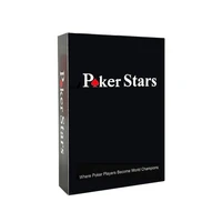 Карты для покера "Poker Stars" 100% пластик, красные 1525412114