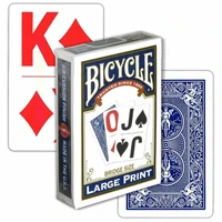Карты "Bicycle Large Print blue" 673715589