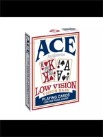 Карты "Low Vision New Sight Poker Deck Blue" 536110034
