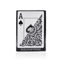 Карты "1546 Elite Plastic Poker Size Jumbo Index black Single deck" 820528638