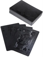 Карты игральные пластиковые чёрные Карта (54 шт.) 1020374268