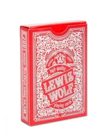 Игральные карты серия "Lewis &amp; Wolf" red 54 шт/колода (poker size index jumbo, 63*88 мм) 1370021031