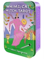 Карты Таро "Whimsical Witch Tarot in a Tin" US Games / Причудливое колдовское Таро в жестяной банке 870436551