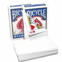 Карты "Bicycle Blank Back Standard Face blue" / рубашка пустая, лицо стандарт 216264906
