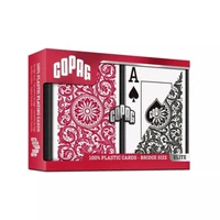 Комплект карт "Elite Bridge Size Jumbo Index Playing Cards Double Deck (red and black) Copag" 252374889