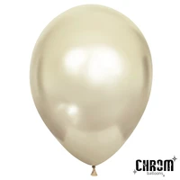 Шар (5''/13 см), Белое золото, хром, 50 шт., 605163 1713323934