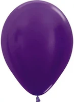 Шар (5''/13 см), Фиолетовый (551), металлик, 100 шт., 208770 390849404