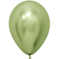 Шар (5''/13 см), Reflex, Зеркальный блеск, Лайм (931), хром, 50 шт., 169910 2065576590