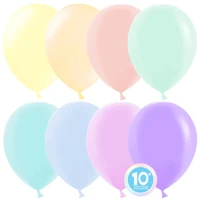 Шар (10''/25 см), Ассорти, макарунс, 100 шт., 610280 2068770427