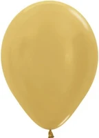 Шар (10''/25 см), Золото яркое (570), металлик, 100 шт., 288277 153453377