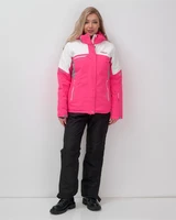 Горнолыжный костюм женский зимний УЦЕНКА розового цвета 02810R 1937406894