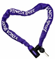 Замок для велосипеда цепной с ключом Vinca Sport 101.759 (6 x1000 mm) 4185490