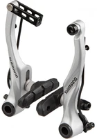 Тормоз v-brake Shimano Alivio, T4000, пер, колодки S65T, сереб 1380645003
