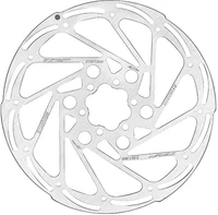 Тормозной диск TRP R160S02M, 1.8 mm, 160 mm, 6 болтов. 1772763431