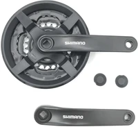 Система шатунов Shimano TY301, 170 мм, Кв, 48/38/28, с защитой, без упаковки 2029272343