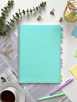 НОВИНКА! Тетрадь А4 80 л. Pastel Collection Mint, с пластиковой обложкой, на металлическом гребне 341670234