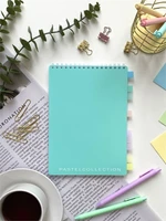 НОВИНКА! Блокнот А5 60 л. Pastel Collection Mint/Blue, с обложкой из двухстроннего двухцветного пластика, на металлическом гребне 267544302