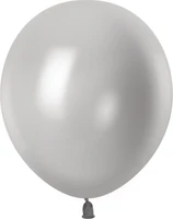 Шар (12''/30 см), Серебро, металлик, 100 шт., 512-12M36 1504449003