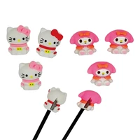 78474 Точилка пластиковая Hello kitty and friends без контейнера, 1 отверстие, 3 вида в ассортименте, в друме 1058821482
