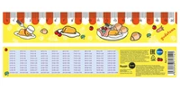 71714 Линейка пластиковая "Gudetama" с таблицей умножения, 20 см в ПВХ-подвесе 1090861083