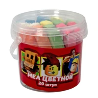 78056 Мел цветной Blocks, 20 шт. в ведерке 45957732