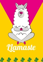 90779 Блокнот "LLamaste", формат А6, 11х15 см, 56 листов в клетку на скрепке, обложка с гелевым наполнением, глиттер внутри, морозостойкий 51202285