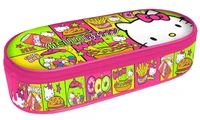 75748 Пенал корпусный овальный Hello Kitty, внутри откидная планка, 210*85*50 мм, полиэстер 210 ден 808973993