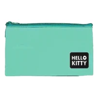 76006 Пенал плоский Hello Kitty бирюзовый, размер: 20,5*10,8 см, на молнии, полиэстер 210 ден 1704431338
