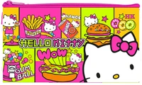 75922 Пенал плоский Hello Kitty, размер: 20,5*10,8 см, на молнии, полиэстер 210 ден 1878415207