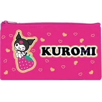 74343 Пенал плоский Kuromi. Размер: 20,5*10,8 см, на молнии, полиэстер 210 ден 627223019
