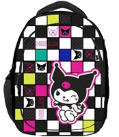 73220 Рюкзак облегченный Kuromi с анатомической спинкой, 2 отделения на молнии, р-р 40*32*16 см 838370390