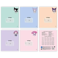 73382 Набор тетрадей 10 шт Kuromi+My Melody, А5, 18 л, клетка с полями 794254079