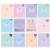 73317 Набор тетрадей 10 шт Kuromi+My Melody, А5, 18 л, линейка 5 шт, клетка 5 шт 695901326