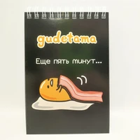 73251 Блокнот Gudetama, формат А6, 60 листов, на гребне, целлюлозный картон 1647743190
