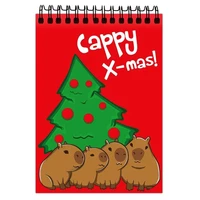 74082 Блокнот Capy Christmas, формат А6, 60 листов, на гребне, целлюлозный картон 650085005