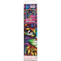89628 Алмазная мозаика 5D Кот 30х30см, без подрамника, частичное заполнение; в составе:основа с клейким слоем, пластик.стразы, стилус, клей, емкость для страз 1283379234