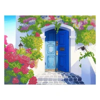 73523 Алмазная мозаика Санторини (частичное заполнение), 40*50 см, упак ПВХ коробка с цв вкладкой 529853632