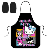 77885 Фартук для труда Hello Kitty, без карманов, размер 535*445, с нарукавниками 1079923678